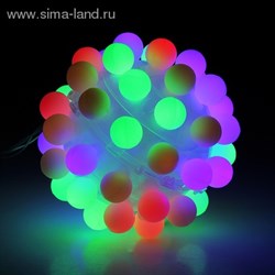 Фигура "Шар из шариков" 10х10 см, , 50 LED, 240V МУЛЬТИ - фото 13959