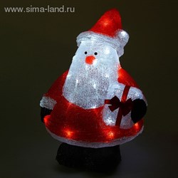 Фигура акрил. "Дед мороз" 32,5х27х40 см, 220V, 40 LED, контроллер 8 режимов - фото 14022