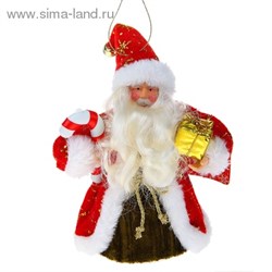 Дед Мороз мини в длинной шубе - фото 14067