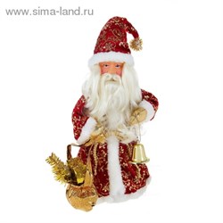 Дед Мороз в длинной красной шубе - фото 14078