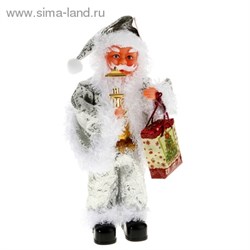 Дед Мороз кудрявый в серебряном (английская мелодия) - фото 14082