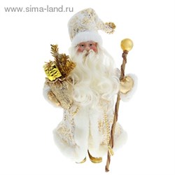 Дед Мороз на ножках в золотой шубе - фото 14084