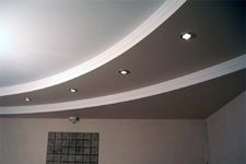 Натяжной потолок Бельгия 2,7-3,2 сатин белый 6-10м кв с пластиковым багетом - фото 5930