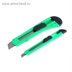 Набор ножей универсальных (2 шт) "TUNDRA basic" квадратный фиксатор, 9 мм и 18 мм 1006510 - фото 8238