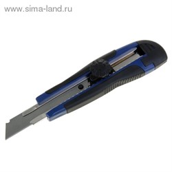 Нож универсальный "TUNDRA comfort" усиленный, прорезиненный, винтовой фиксатор, 18 мм 1006502 - фото 8246