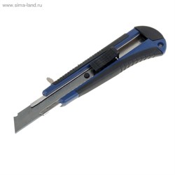 Нож универсальный "TUNDRA comfort" усиленный, прорезиненный, квадратный фиксатор, 18 мм 1006501 - фото 8247