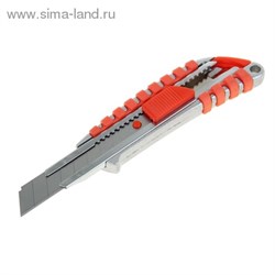 Нож универсальный "TUNDRA premium" усиленный, металлический, квадратный фиксатор, 18 мм 1006508 - фото 8254