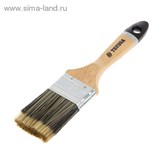 Кисть плоская "TUNDRA premium" искусственная щетина, деревянная ручка 2" (50 мм)   881541