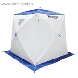 Палатка Призма 170 (1-сл) "люкс" алюминий, бело-синяя 1195021