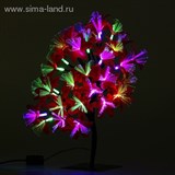 Светодиодный куст улич. 0,3 м, "Лилия красная", 32 LED, 220V, моргает RG/RB