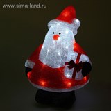 Фигура акрил. "Дед мороз" 32,5х27х40 см, 220V, 40 LED, контроллер 8 режимов