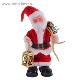 Дед Мороз с фонарём и подарками (английская мелодия)