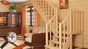 Лестница для частного дома К-022м