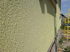 Покраска стен фасада в 2 слоя	