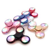 Игрушка-антистресс спиннер Fidget Spiner Led светящийся