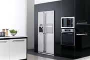 Стандартная установка встраиваемого 2-х дверного холодильника