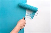 Покраска стен в/д и  латексной краской (простая)
