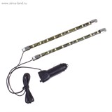 Подсветка салона LED, SD-035, 9 LED, 12V, свет белый, цвет корпуса черный 726843