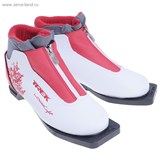 Ботинки лыжные TREK Lady Comfort NN 75 ИК (белый, лого красный) (р.36)