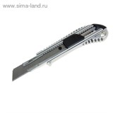 Нож универсальный "TUNDRA premium" усиленный, металлический, квадратный фиксатор, 18 мм 1006507
