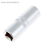 Головка торцевая свечная "TUNDRA premium" 6-гранная, 1/2", 16 мм, CrV 1123591
