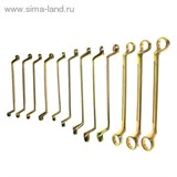 Набор ключей накидных "TUNDRA basic" , холдер, желтый цинк, 12 шт, 8-32 мм 878118