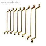 Набор ключей накидных "TUNDRA basic" , холдер, желтый цинк, 8 шт, 8-22 мм 878117