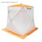 Палатка Призма 150 (1-сл) "стандарт" композит, бело-оранжевая 1176212 - фото 13089