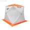 Палатка Призма 170 (2-сл) "люкс" композит, бело-оранжевая 1176221 - фото 13099