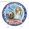 Декоративная тарелка "Рождественский ангел", 10 см - фото 14550
