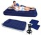 Матрас надувной Queen 203х152х22 с ручным насосом и 2 подушками - фото 26219