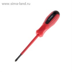 Отвертка диэлектрическая "TUNDRA" PH 5х100 мм (+) трехкомпонентная рукоятка 882285 - фото 12049