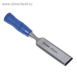 Стамеска-долото "TUNDRA comfort" пластиковая рукоятка, металлический затыльник, 32 мм 1002753 - фото 12216