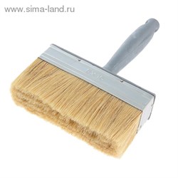 Кисть макловица "TUNDRA premium" натуральная щетина, пластмассовый корпус 50х150 мм 881582 - фото 12289