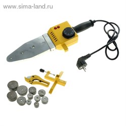 Аппарат д/сварки пластик. труб DWP-1500,1500Вт,260-300 град.компл насадок,20 - 63 мм Denzel 1160108 - фото 12989