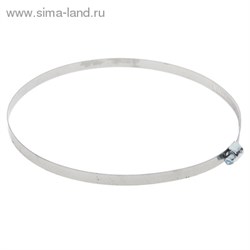 Хомут оцинкованный 130-152 мм 1054852 - фото 13070