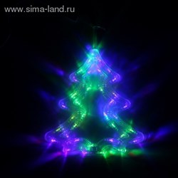 Фигура "Елка" 40х25, пластик, 40 LED 240V МУЛЬТИ - фото 13962