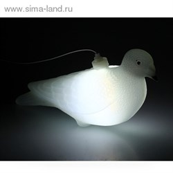 Фигура "Голубь" 30х10х10 см, LED-1, 220V БЕЛЫЙ - фото 13976