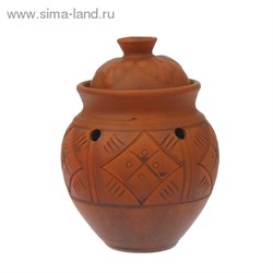 Банка для хранения чеснока 1,5л молочение - фото 14810
