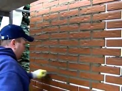 Монтаж клинкера с затиркой швов - фото 17761