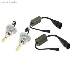 Набор светодиодных ламп HB4(9006) ближний 50 W, 2400 Lm, 5000 K, LED CREE, 840566 - фото 6401
