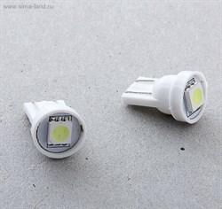 Автолампа светодиодная T10 (W5W), 1 SMD-5050 118337 - фото 6415