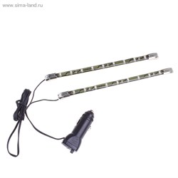 Подсветка салона LED, SD-035, 9 LED, 12V, свет синий, цвет корпуса черный 726844 - фото 6430