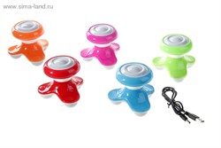 Массажер KR-012 XF-69 работает от батареек и USB, микс, пластик 609441 - фото 6580