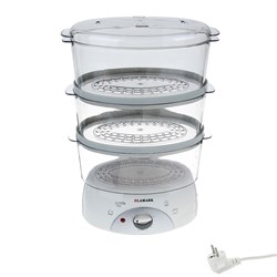 Пароварка Lamark LK-1650, 7,2 л, 3 яруса, 400Вт   1203970 - фото 6660