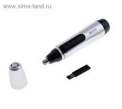 Триммер для носа и ушей 13см (1*АА) +щетка, пластик 668003 - фото 6851