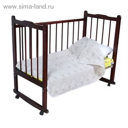 Одеяло Адамас облег. Овечья шерсть, 110*140 ± 5 см, чехол поликоттон, 200гр/м  851878 - фото 7838
