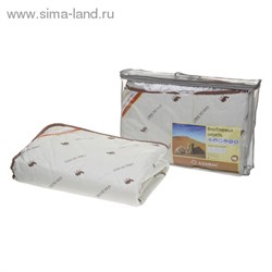 Одеяло Адамас всесез. Верблюжья шерсть облег. 200*220 ± 5 см, чехол тик, 200гр/м  1075367 - фото 7849