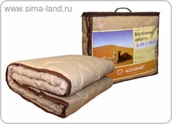 Одеяло Адамас облег. Верблюжья шерсть 220*200 см, чехол п/э, 200гр/м  744755 - фото 7857