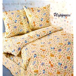 КПБ 1,5сп Сударушка Игрушки 150*215 см, 150*215 см, 70*70 см 2шт, хлопок  939915 - фото 7952